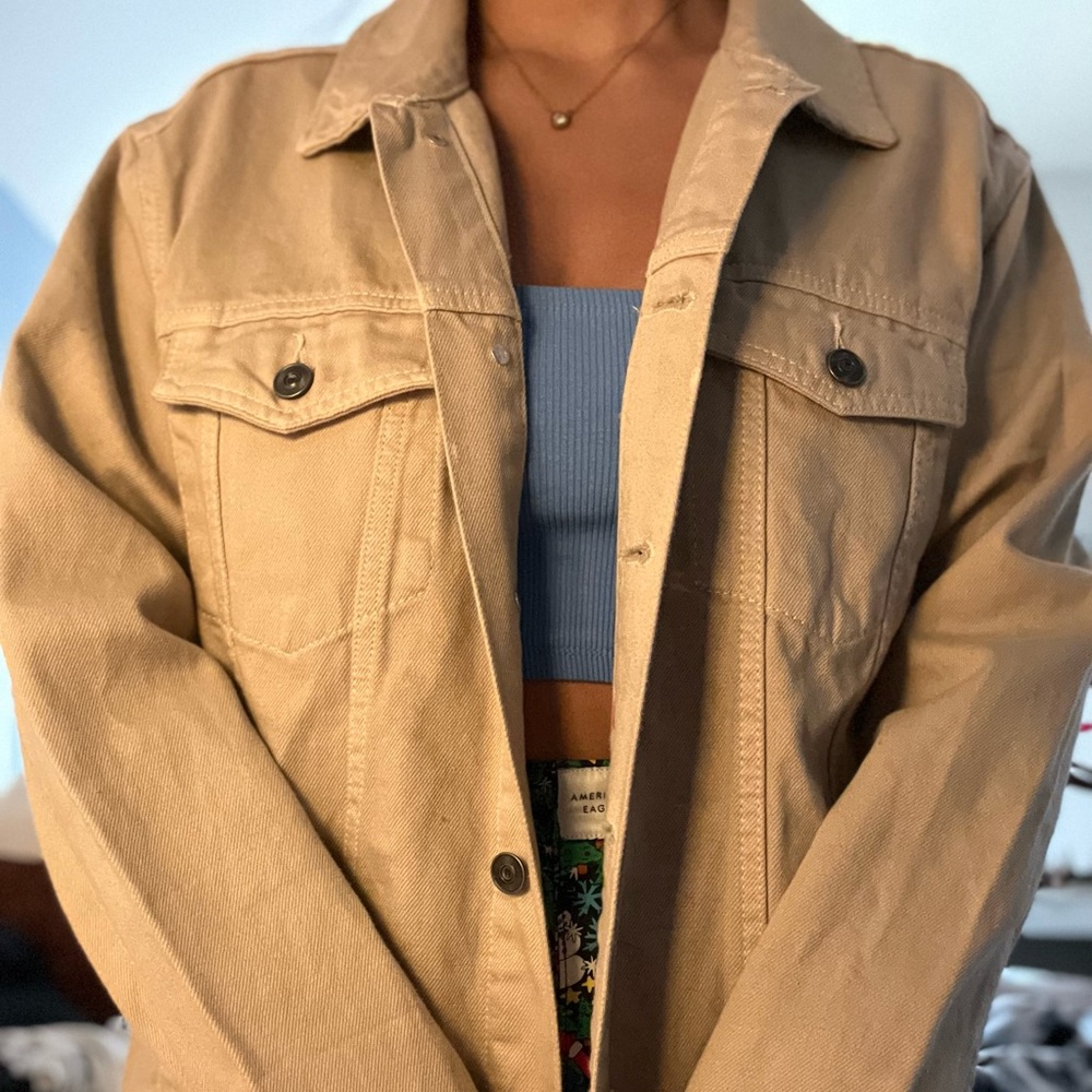 Tan Denim Jacket